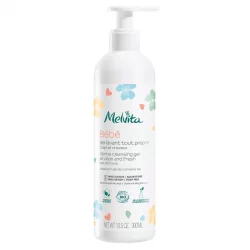 BIO-Waschgel Alles saubre Körper & Haare Baby Leindotter - 300ml - Melvita