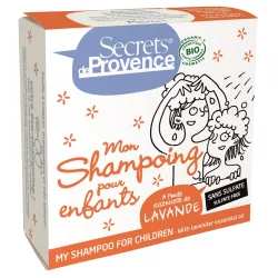Shampooing solide enfants BIO lavande - 85g - Secrets de Provence
