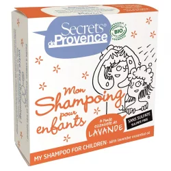 Festes BIO-Shampoo für Kinder Lavendel - 85g - Secrets de Provence