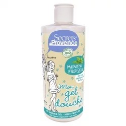 Gel douche BIO menthe froissée - 500ml - Secrets de Provence