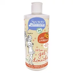 Gel douche BIO lait d'abricot - 500ml - Secrets de Provence