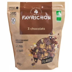 Flakes 3 chocolats BIO - 400g - Favrichon