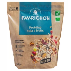 Müesli protéiné soja & fruits BIO - 450g - Favrichon