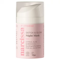 Klärende & strahlende BIO-Nachtmaske Narcissa Citrus - 50ml - Urtekram