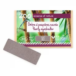 Lidschatten perlmutt Braun Grau N°107 BIO (Nachfüller) - 1,3g - Zao