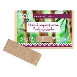 Lidschatten perlmutt Bronze rosé N°117 BIO (Nachfüller) - 1,3g - Zao