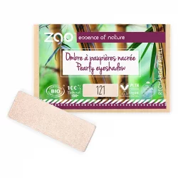 Lidschatten perlmutt Elfenbein N°121 BIO (Nachfüller) - 1,3g - Zao