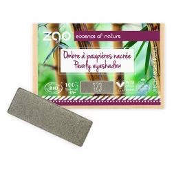 Lidschatten perlmutt Khakigrau N°123 BIO (Nachfüller) - 1,3g - Zao