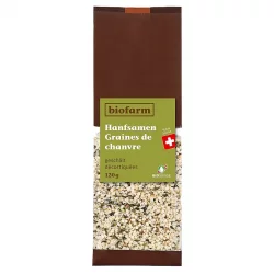 BIO-Hanfsamen geschält Schweiz - 120g - Biofarm