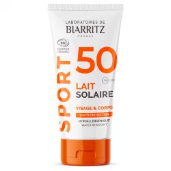 Sport BIO-Sonnenmilch Gesicht-Körper LSF 50 - 50ml - Laboratoires de Biarritz