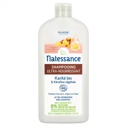 Shampooing ultra-nourrissant BIO karité & kératine végétale - 500ml - Natessance