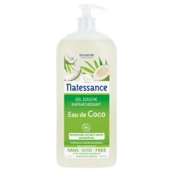 Gel douche rafraichissant BIO eau de coco - 1l - Natessance
