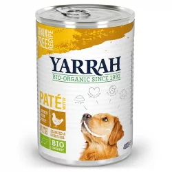 Pâté poulet avec spiruline & algues marines pour chien BIO - 400g - Yarrah