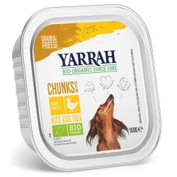 Bouchées poulet avec aloe vera pour chien BIO - 150g - Yarrah