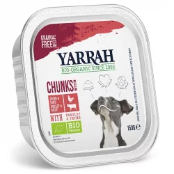 Bouchées BIO boeuf avec persil & thym pour chien - 150g - Yarrah