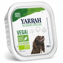 Bouchées BIO végétariennes & végétaliennes avec églantier pour chien - 150g - Yarrah