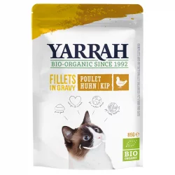 Pâté boeuf avec chicorée pour chat BIO Yarrah 100g