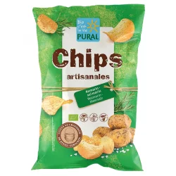 Chips de pomme de terre au romarin & sel marin BIO - 120g - Pural