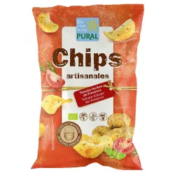 BIO-Chips Kartoffel mit Tomate & Kräuter der Provence - 120g - Pural