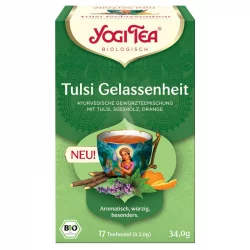 Infusion de tulsi, réglisse & orange BIO - Tulsi Sérénité - 17 sachets - Yogi Tea