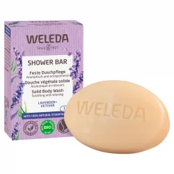 Feste BIO-Duschpflege Lavender & Vetiver - 75g - Weleda