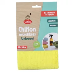 Chiffon jaune en microfibres universel - La droguerie écologique