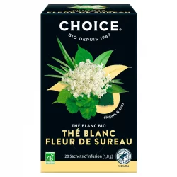 Thé blanc fleur de sureau BIO - 20 sachets - Choice