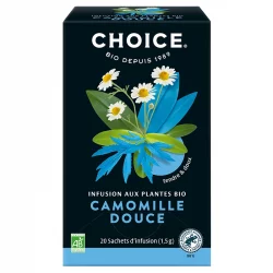 Infusion aux plantes Camomille douce BIO - 20 sachets - Choice
