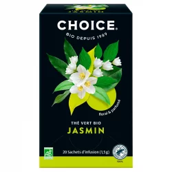 Thé vert au jasmin BIO - 20 sachets - Choice