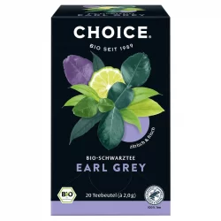 Thé noir Earl Grey BIO - 20 sachets - Choice