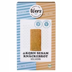 Vollkorn BIO-4-Korn Sesam Knäckebrot - 150g - Werz