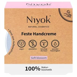 Crème pour les mains solide naturelle Soft blossom - 50g - Niyok