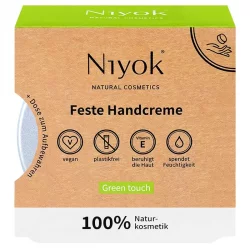 Crème pour les mains solide naturelle Green touch - 50g - Niyok