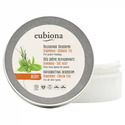 Déodorant crème revigorante BIO romarin & thé vert Eubiona 50ml
