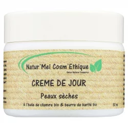 Crème jour peau sèche karité & chanvre - 50ml - Natur'Mel