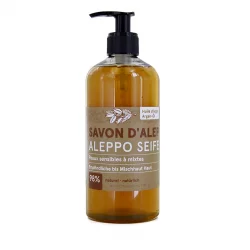 Savon d'Alep liquide naturel olive, laurier & argan - 500ml - BIOnaturis
