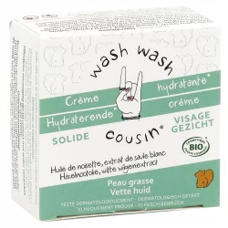 Crème hydratante visage peau grasse BIO noisette - 42g - Wash Wash Cousin