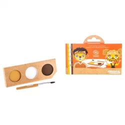 Kit de maquillage BIO 3 couleurs Lion & Girafe - Namaki