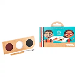 Kit de maquillage BIO 3 couleurs Pirate & Coccinelle - Namaki