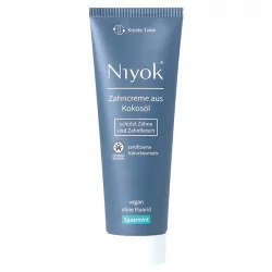 Dentifrice naturel menthe verte sans fluor - 75ml - Niyok