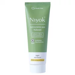 Dentifrice naturel menthe poivrée & citron avec fluor - 75ml - Niyok