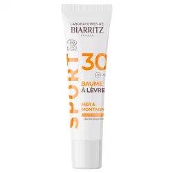 Baume à lèvres sport BIO IP 30 - 15ml - Laboratoires de Biarritz