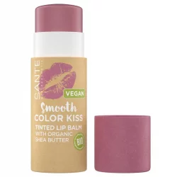 BIO-Lippenpflegestift Smooth Color Kiss N°02 Soft Berry - 7g - Sante