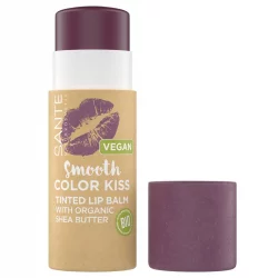 Baume à lèvres BIO Smooth Color Kiss N°03 Soft Plum - 7g - Sante