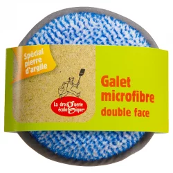 Galet en microfibres double face - La droguerie écologique