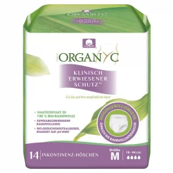 Culottes pour incontinence Taille M - 14 pièces - Organyc﻿