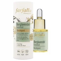 Beruhigendes BIO-Gesichtsöl Berglavendel - 15ml - Farfalla