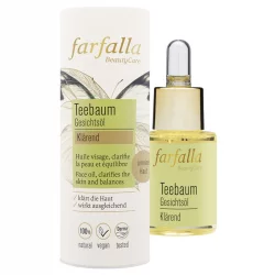 Klärendes BIO-Gesichtsöl Teebaum - 15ml - Farfalla