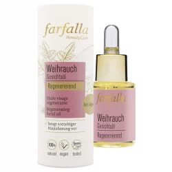 Huile visage régénérante BIO encens - 15ml - Farfalla