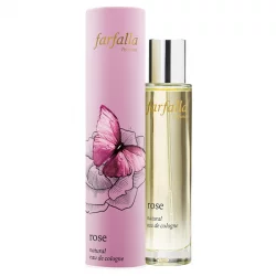 BIO-Eau de Cologne Rose - 50ml - Farfalla